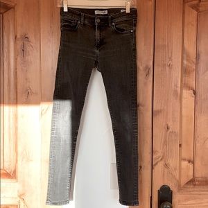 Black/dark grey skinny jeans